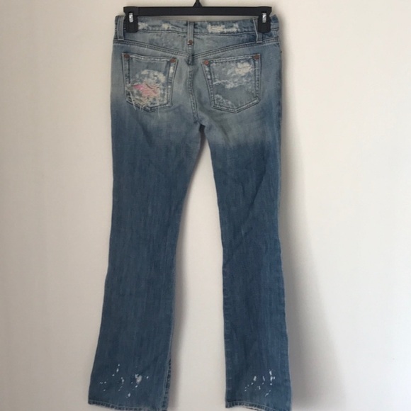 Joe’s jeans vintage 1971 series size 28 EUC cobain embroidered - Picture 2 of 8
